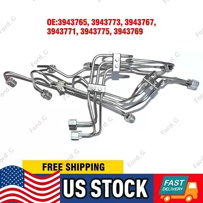 Fuel Injector Lines For 1998.5‐2002 2001 24V 5.9L Cummins W/ VP44 Pump Engines • $63.89