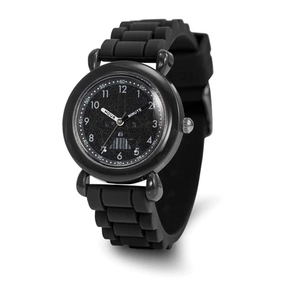 $64 • Buy Star Wars Darth Vader Kids Black Silicone Time Teacher Watch