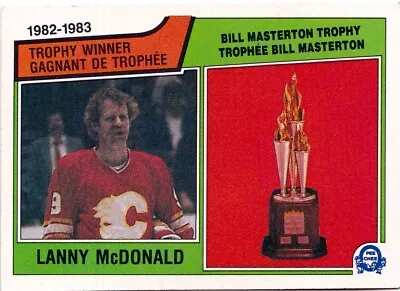 1983-84 Lanny McDonald Trophy Winner O-Pee-Chee Trading Card #208 C • $0.91