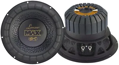 Lanzar Max 15'' 1200 Watt Small Enclosure Dual 4 Ohm Subwoofer • $86.99