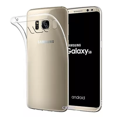 Thin Soft Clear Transparent Case Cover For Samsung Galaxy S8 S8+ Plus • $4.95