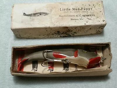 Vintage Little Mud Puppy Lure W/ Box & Paper • $75