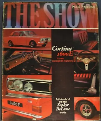 £24.53 • Buy 1968 Ford Brochure Cortina 1600E Zephyr Zodiac Anglia Wagon Nice Original 68