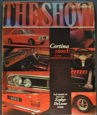 £24.53 • Buy 1968 Ford Brochure Cortina 1600E Zephyr Zodiac Anglia Wagon Nice Original 68