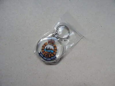 Obsolete Royal Hong Kong Police Key Ring With Badge Q/C • £10