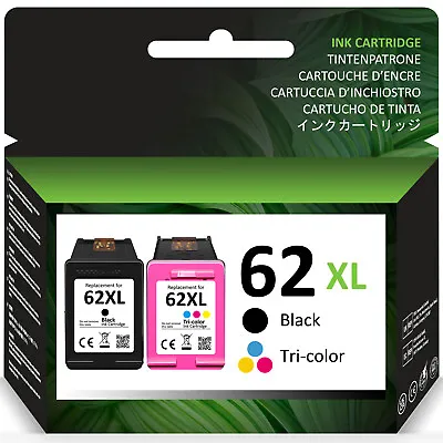 62-XL Ink Cartridges For HP 62XL Envy 7645 7640 5644 5540 OfficeJet 200 250 Lot • $37.45