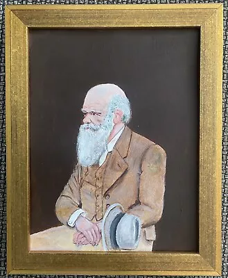 Portrait Of Charles Darwin By Earl Mayan • $180