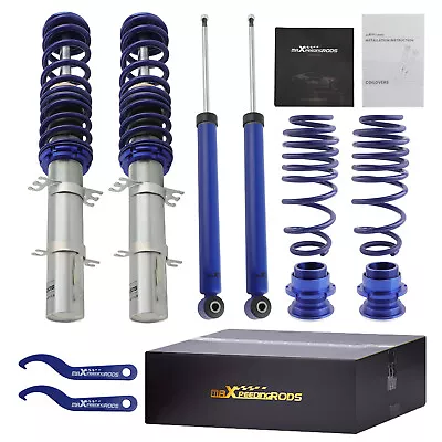 4PCS COILOVER Suspension Kit FOR VW GOLF/ GTI/ JETTA MK4 99-05 Shock Struts • $194