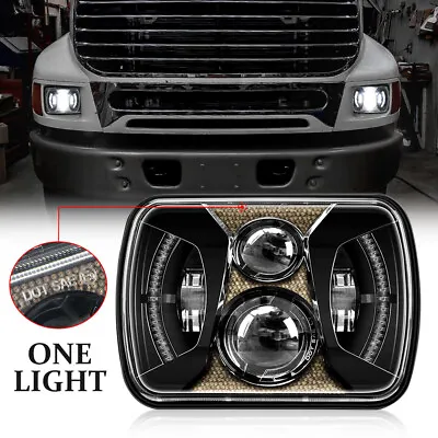 For Sterling Commercial Truck LT9500 DOT 5X7  7x6  LED Headlight DRL Sealed Beam • $39.99