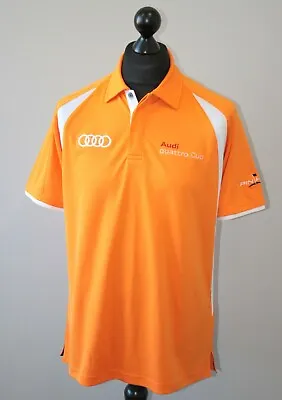 £29.99 • Buy Audi Quattro Cup Racing Team Orange Polo Shirt Size S