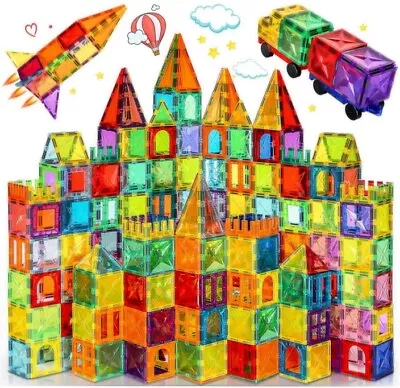 Building Magnetic Blocks For Kids Magnetic Building Tiles Set Building Toys Toy • $7.98