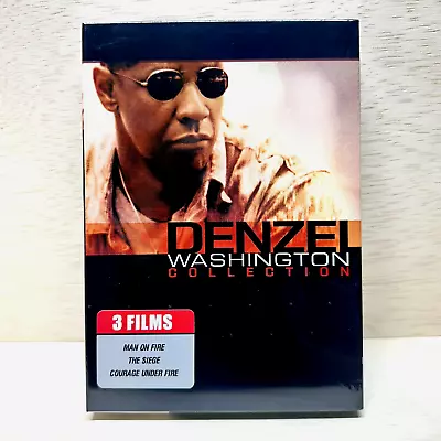 The Denzel Washington Collection DVD (3-Disc Set) NEW Sealed Man On Fire The Si • $9.99