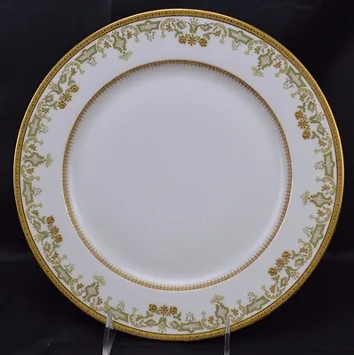 T&V Limoges Cabinet Plate Raised Double Gold 10 1/2  • $11.99