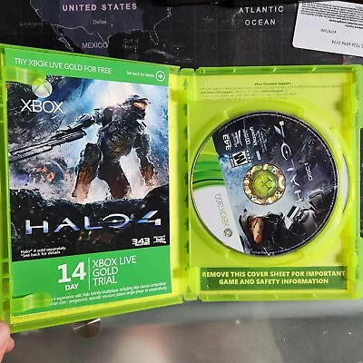 Halo 4 Xbox 360 Near Mint Cd And Gem Case - Complete Set + Booklet • $11.95