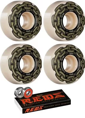 Bones Wheels  X-Formula X97 V1 STD Skateboard Wheels - 53mm 97a + Bearings • $58.99