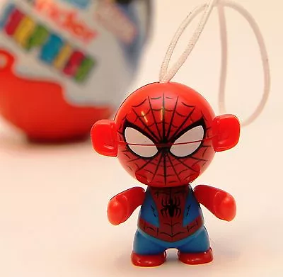 Spiderman Kinder Egg Surprise Toy Super Hero Marvel Figure Cake Topper Key Ring • £9.99