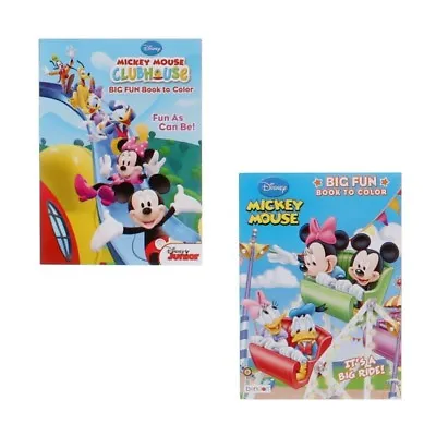 Disney Junior Mickey Mouse Clubhouse Big Fun Books To Color Lot Of 2 Brand New • $7.50