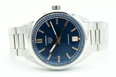 TAG Heuer Carrera Date WBN2311.BA0001 Blue Dial Calibre 7 Ladies Automatic Watch • £1795