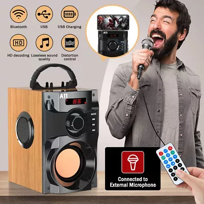 20W Bluetooth Portable Speaker Wireless Soundbox Remote For Iphone Ipad Phones • £22.79