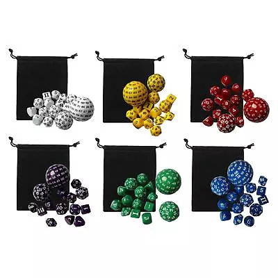 15x Polyhedral Dices Set D3-d100 Multi Sided Dices For Card Game Card Games • $27.94