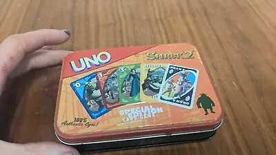 UNO Shrek 2 Special Edition Card Game 2004 Mattel Dreamworks Sababa Card Game M • $49