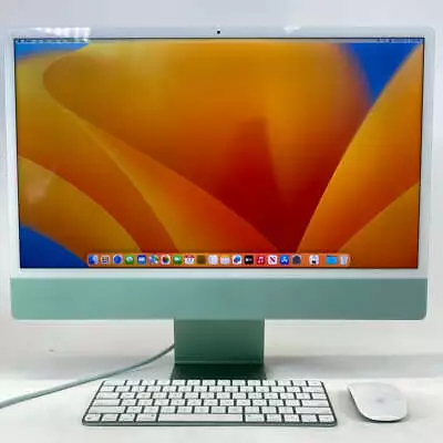 2021 Apple IMac 24  M1 3.2GHz 8GB RAM 256GB SSD Green A2439 • $699.99