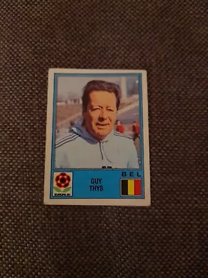 2204) Guy Thys Belgium - Europa 80 Panini Sticker  • £1