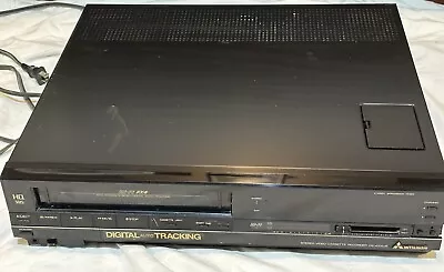 MITSUBISHI HS-422UR Vintage Hifi Stereo VHS VCR Powers On Eats Tapes For Repair • $79.99