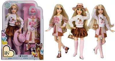 Ily 4ever Disney 100 Years Of Wonder I Love BAMBI Doll W/2 Fashion Outfits New • $28.99