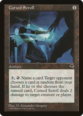 Cursed Scroll X (1) MTG Tempest Excellent/Near Mint - 4RCards • $24.95