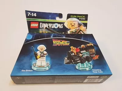 Lego Dimensions Doc Brown & Train Back To The Future Fun Pack 71230 MISB (#15) • $79.99