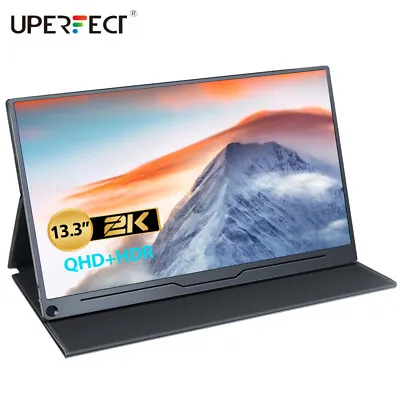 $89.99 • Buy 13.3  2K Portable Monitor 2560*1600 Second Display For PS PS4 PC Laptop Xbox 360