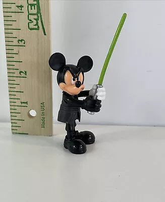 Disney Park Mickey Mouse As Luke Skywalker  Star Wars Action Figure Jedi Knight • $28.78