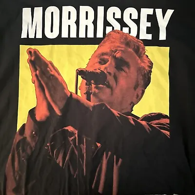 LARGE Morrissey 2022 West Coast Tour Shirt Moz Las Vegas Cruel World Los Angeles • $19.99