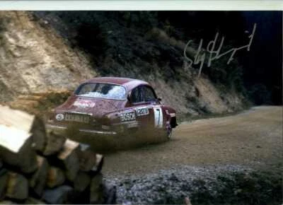 £45 • Buy Stig Blomqvist Saab 96 V4 Alpenfahrt Rally 1973 Signed Photograph