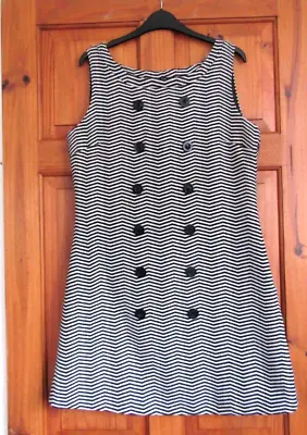 £19.99 • Buy Mod / 60s Ben Sherman Dress Size 12 ( DK15 )