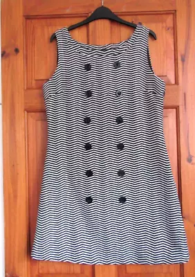 £19.99 • Buy Mod / 60s Ben Sherman Dress Size 12 ( DK15 )