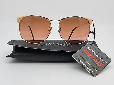 Serengeti 6236R Brittany Gold Frame Rose Gradient Lens Sunglasses W/ Case Japan • $255.99