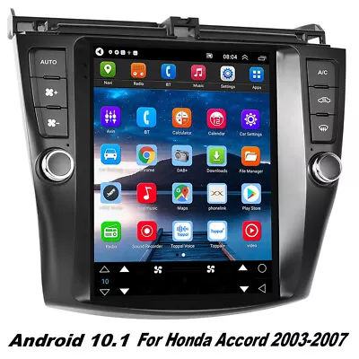 $219.99 • Buy For 2003-07 Honda Accord 9.7  Touch Android 10.1 Car Stereo Radio GPS Navi WiFi