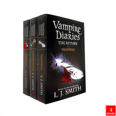 Vampire Diaries The Return Collection 3 Books Set By L. J. Smith Nightfall Sha • £13.89