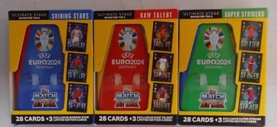 Topps Match Attax UEFA Euro 2024 Germany Trading Cards Game Booster Tins • £17.49