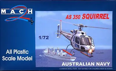 $24.99 • Buy Mach 2 Models 1/72 EUROCOPTER AS 350 SQUIRREL Australian Navy Helicopter