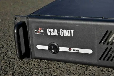 CSA-600T DAS Stereo Power Amplifier -70/100volt. 2x 300 Watt Channel 2U AMP 20n- • £375