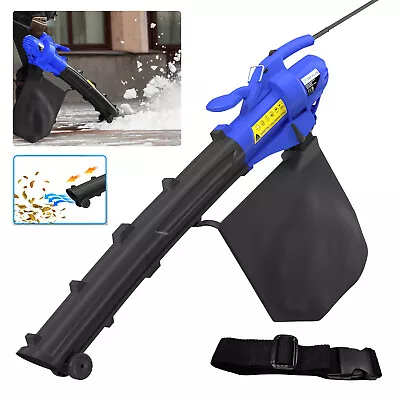 Leaf Blower 4000W 3 In 1 Electric Garden Vacuum For Leaves Vacs Hoover Powerful • £35.20