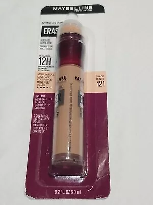 Maybelline Instant Age Rewind Eraser Multi-Use Concealer 121 ERASER 0.02 Oz • $9.99