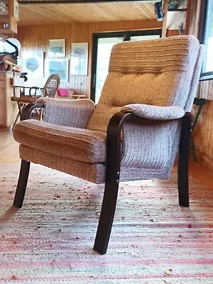 Chair Vintage Relaxing 60er Retro Easy Danish Modern 70er Farstrup 65 • $424.80