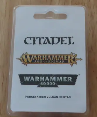 Games Workshop Warhammer 40k Salamanders Forgefather Vulkan He'Stan BNIB New GW • $126.01