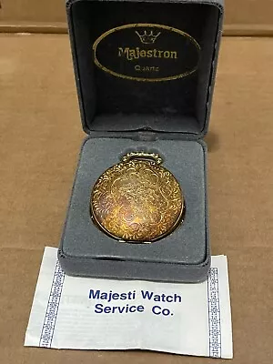 Vintage Majestron Quartz Pocket Watch  • $20