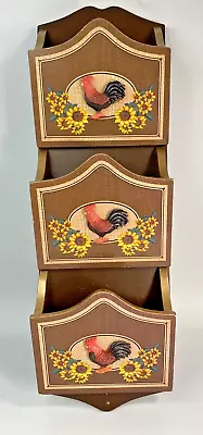 Chicken/Rooster Wall Mount Mail Holder • $28