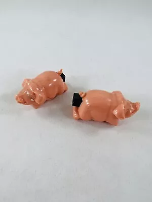 Vtg Magneto Pigs West Germany Magnetic Plastic Figurines • $9.95